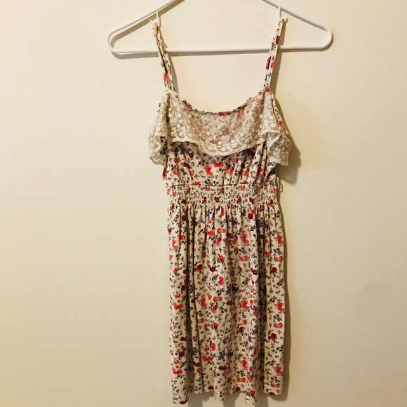 Decree Dresses & Skirts - Decree Floral Lace Mini Dress 435